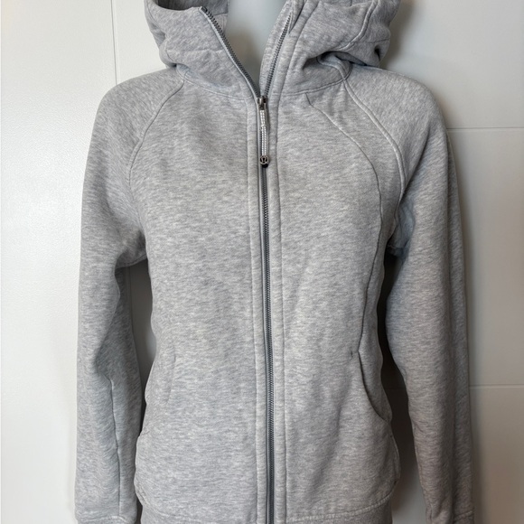 lululemon athletica Tops - Lululemon Scuba Hoodie 6 Heather Gray